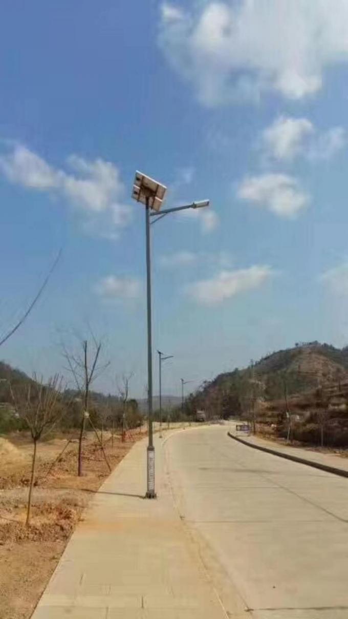 luz de calle solar con la batería de litio