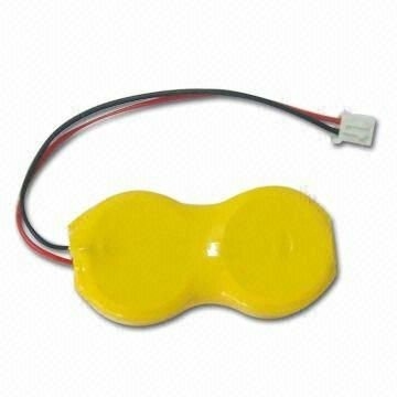 FT - BR1225- L2 3v Button Battery 50mAh Li - MnO2 Laser Welded With Pins